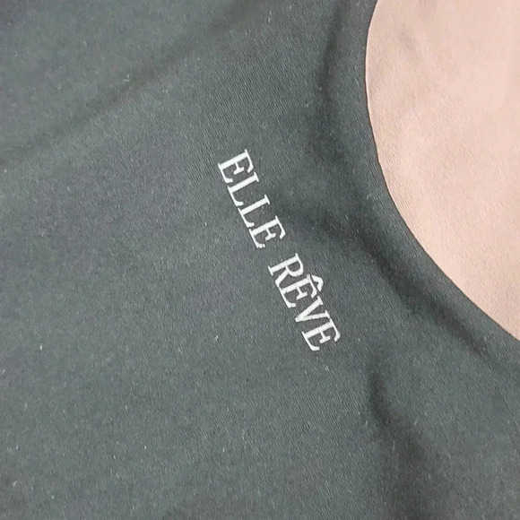 Elle Reve Peace Bodysuit Black/ Taupe - Picture 8 of 12